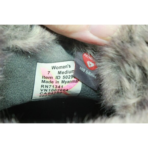 LL Bean Rangley Size 7 M Shoes Black Pac Waterproof Snow Boots Insulated - Picture 8 of 9